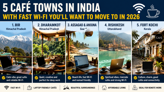5 Best Café Towns in India for Remote Work and Fast Wi-Fi in 2026