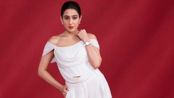 Sara Ali Khan Wears Summer Away Top for Film Promotions