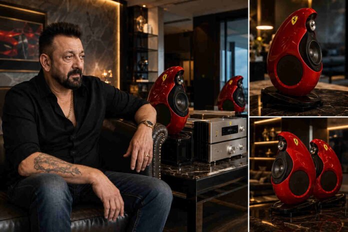 Sanjay Dutt Ferrari Art.Engine Speakers