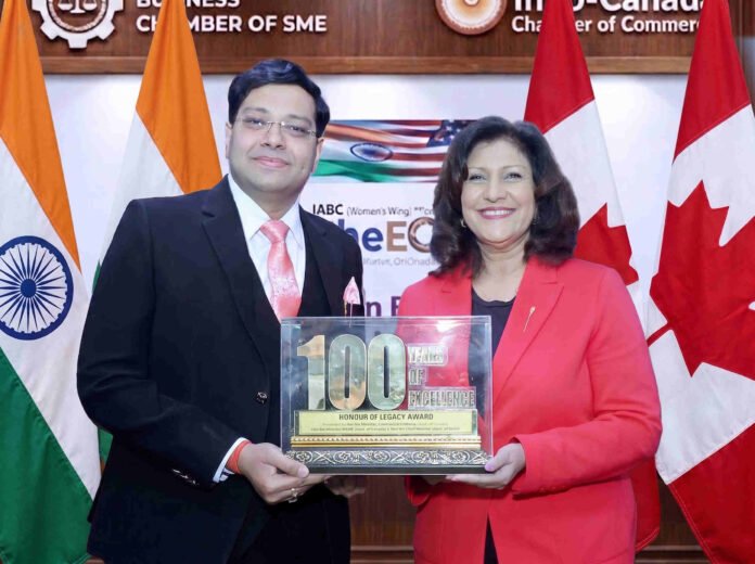 Dr. Saransh Jain honoured by the Government of Canada for excellence in sexual healthcare