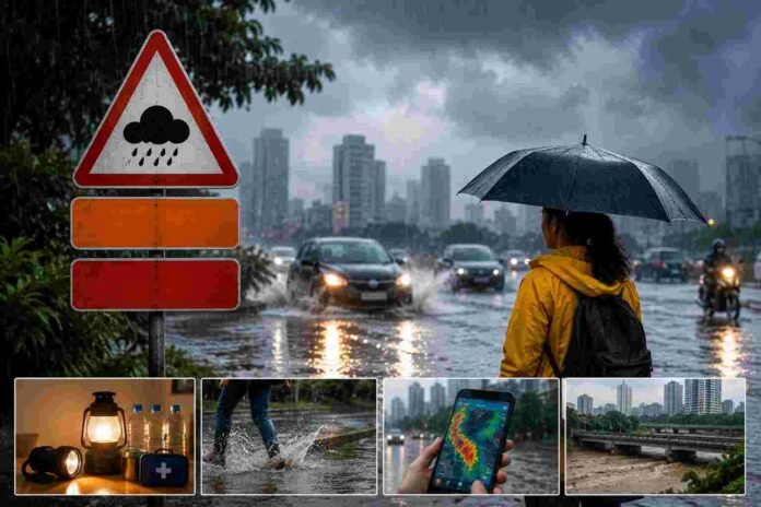 Orange and Red Alert Monsoon Advisory