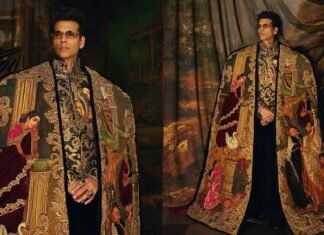 Karan Johar’s Manish Malhotra Cape at Met Gala 2026 Was a Moving Canvas of Indian Art Karan Johar Manish Malhotra cape