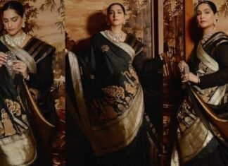 Sonam Kapoor’s Black Anarkali Is a Lesson in Modern Indian Heritage Dressing Sonam Kapoor black Anarkali